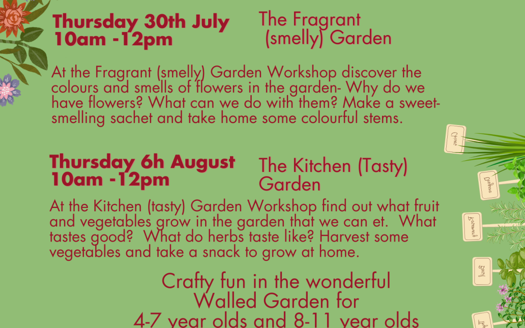 Children’s Summer Workshops at the Walled Garden