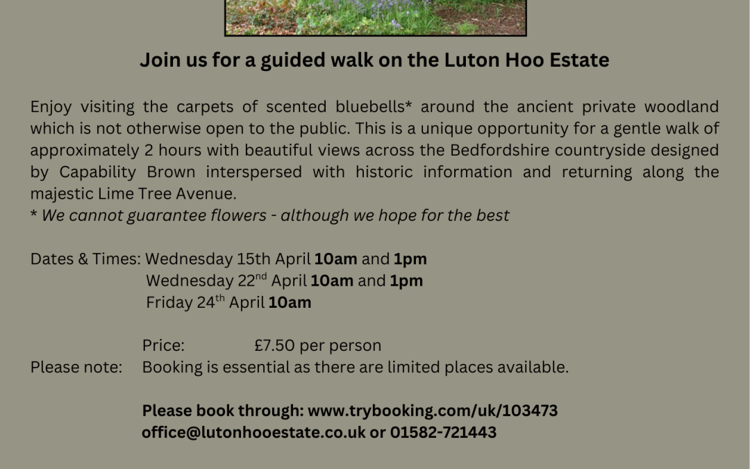 Spring Walks at Luton Hoo Estate